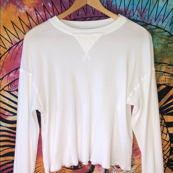PacSun Sweaters - Pac Sun White Cropped Sweater